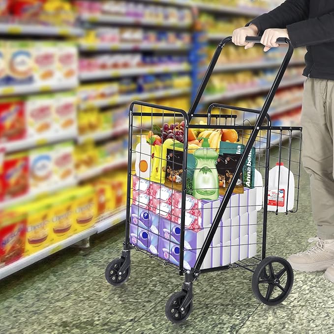 SUPER DEAL Folding Shopping Cart - Image 7