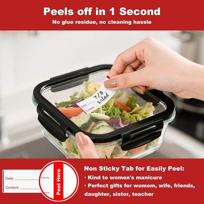 NATURALABEL 300 PCS Removable Freezer Labels - Image 4