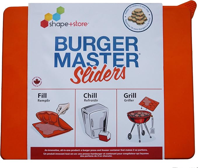 Shape+Store Burger Master Sliders 10 in 1 Innovative Burger Press and Freezer - Image 4