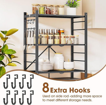 Fenbeli Foldable Shelves with Wheels - Image 5
