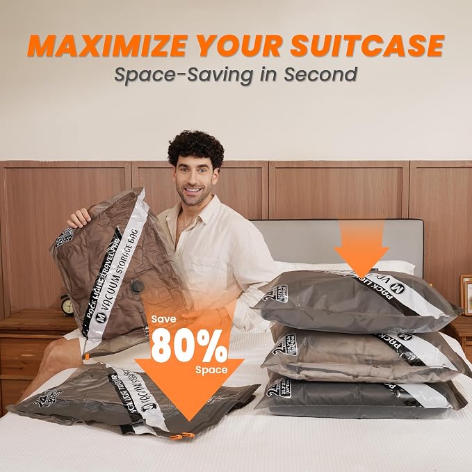 20 Pack Travel Vacuum Storage Bags - Image 3