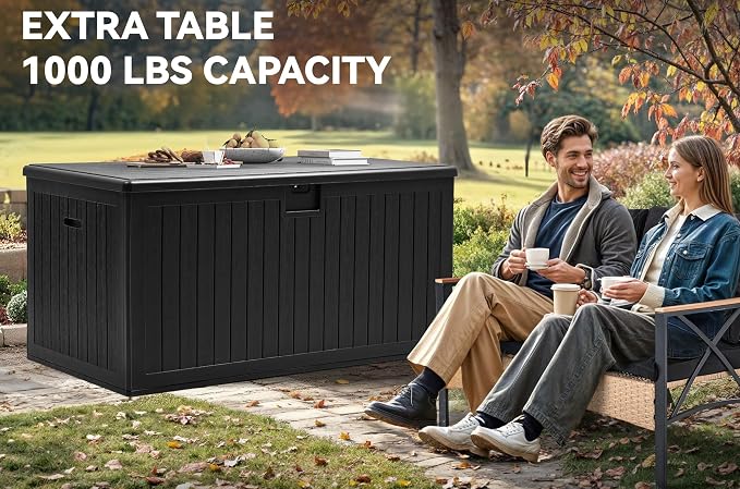 YITAHOME 260 Gallon Double-Wall Deck Box - Image 4