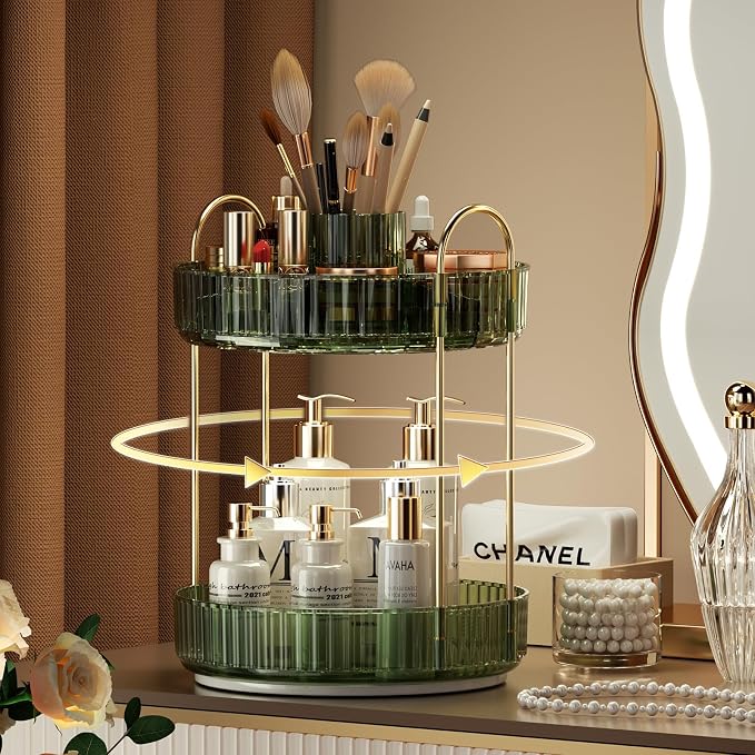YCIA&DONE Rotating Makeup Organizer by YCIADONE