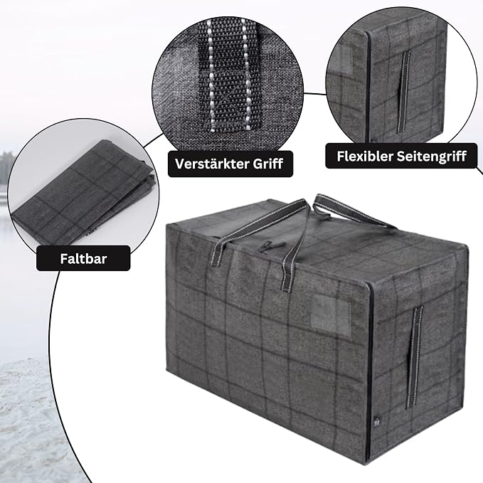 VENO 10 Pack Moving and Storage Bags, Heavy Duty, Alternative to Moving Boxes - Image 7