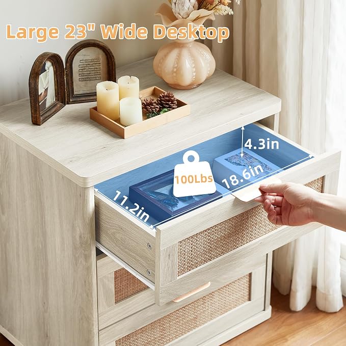 LEYAOYAO Boho Night Stands Set 2 - Image 7