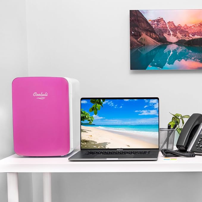 Cooluli 10L Mini Fridge for Bedroom, Office Desk & Dorm - Image 4