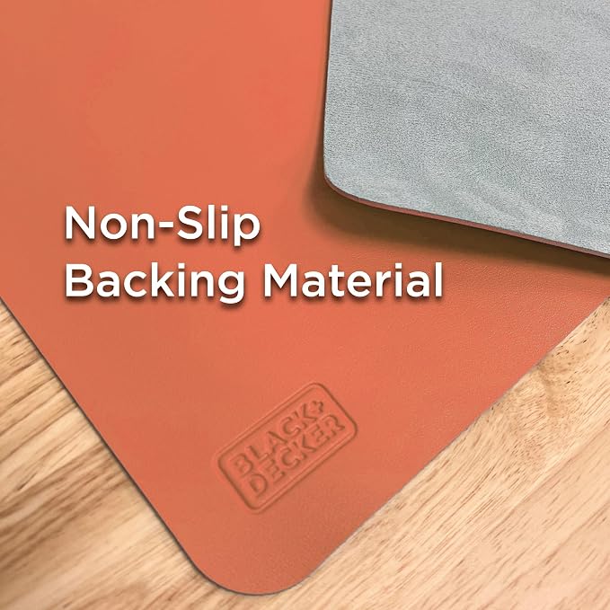 Black+Decker Faux Leather Desk Mat - Image 8