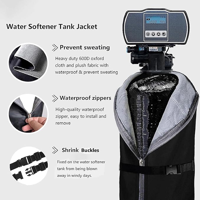 Water Softener Cover Heavy Duty Water Sweat Proof Outdoor Softener Tank - Image 7