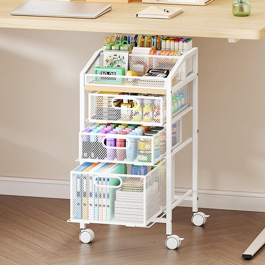SWTYMIKI Rolling Utility Cart by SwtyMiki-TidyHomeSweetLife
