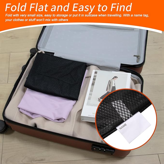 Polecasa 2 Pack Heavy Duty Diamond Mesh Laundry Bag, Breathable Mesh, Machine - Image 5