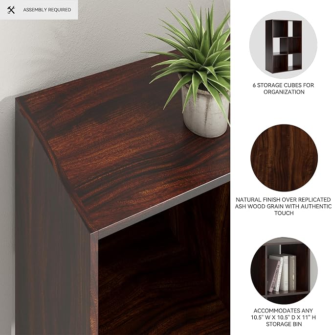 Signature Design by Ashley Glosmount 6 Cube Storage Organizer or Bookcase - Image 4