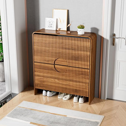 Narrow Shoe Cabinet with Entry Way, Slim Shoe Storage Cabinet - Image 7