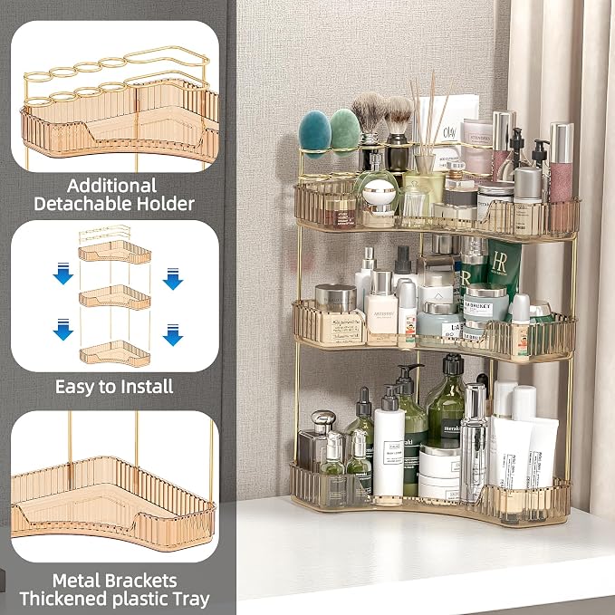 Corner Bathroom Counter Organizer - Image 5