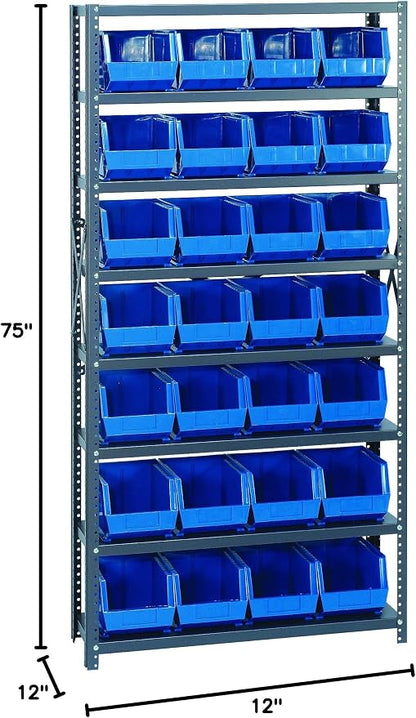 Quantum Storage Systems QSBU-239BL Giant Open Hopper Steel Shelving System - Image 2
