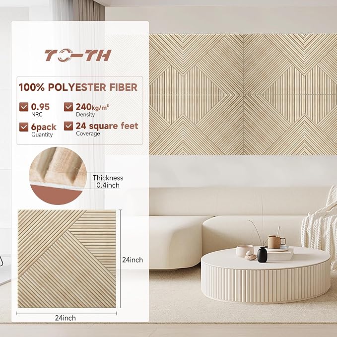 TO-TH Acoustic Panels for Wall and Ceiling - Image 3