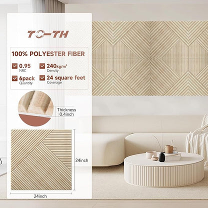 TO-TH Acoustic Panels for Wall and Ceiling - Image 3
