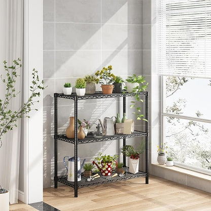 ROOMTEC 3-Tier Heavy Duty Wire Shelving Unit, 1200 lbs Total Capacity - Image 8