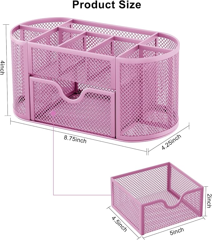 EasyPAG Mesh Pen Holder Desk Organizer - Image 7