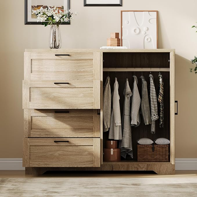 GarveeHome Multifunctional Wooden Dresser - Image 3