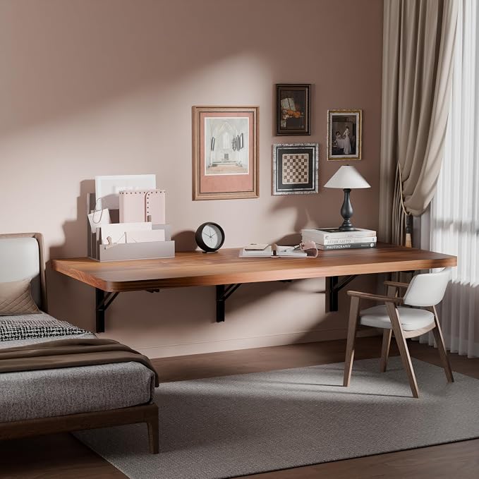 IAE Floating Wall Mounted Folding Table Desk - Image 6