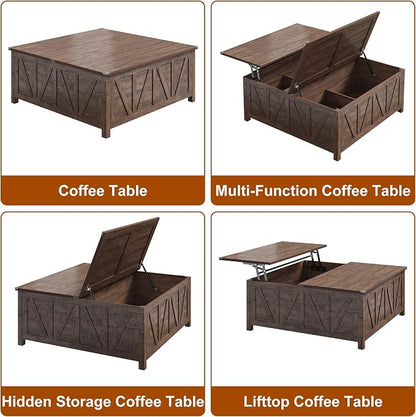 chartustriable 43.3“ Lift Top Coffee Table - Image 6