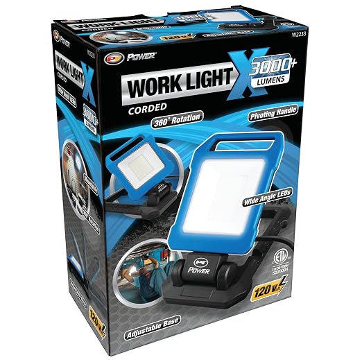 Performance Tool W2233 3000+ LM 120V LED Work Light - Image 10