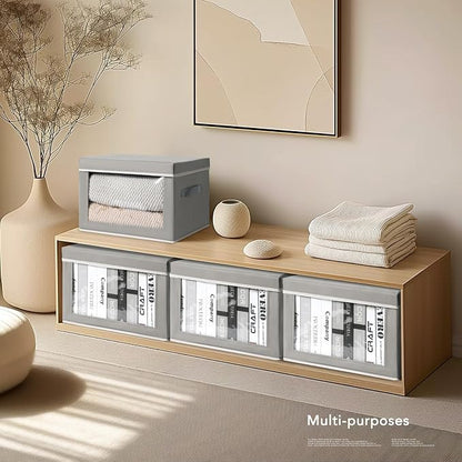 Homsorout Storage Bins with Lids - Image 4