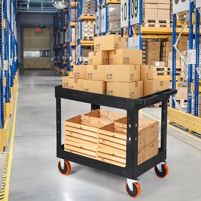 ELAFROS Extra Large Heavy Duty Utility Cart 39.9 x 24.6 Inch - Image 5