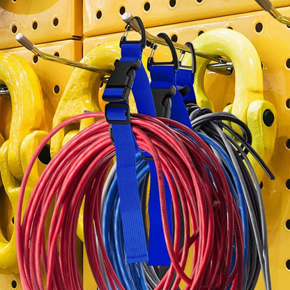 6 Pack 17 Inch Adjustable Extension Cord Holder Organizer - Image 4