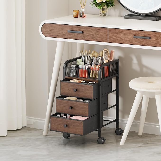 SWTYMIKI Rolling Makeup Organizer Cart - Image 5