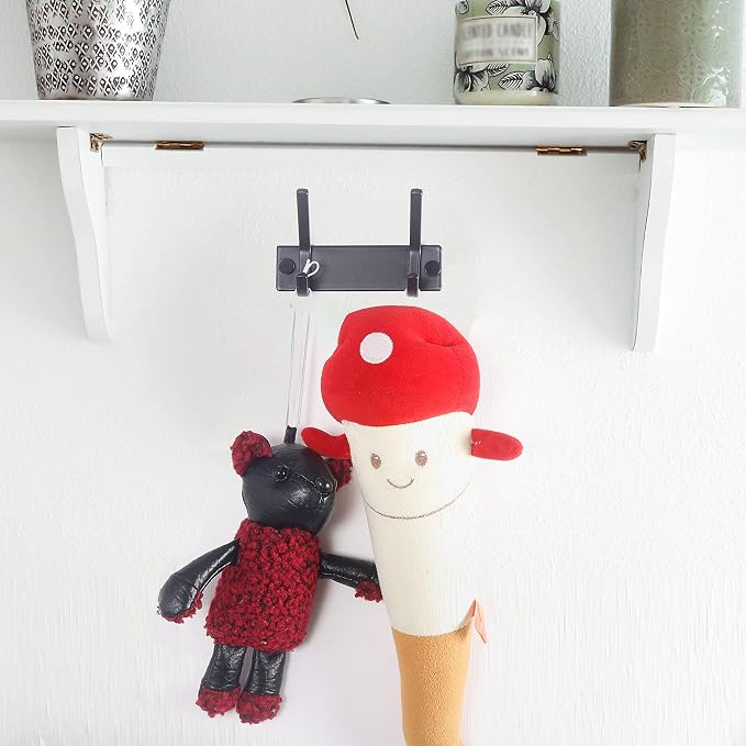 WEBI Coat Rack Wall Mounted, 2 Coat Hooks - Image 4