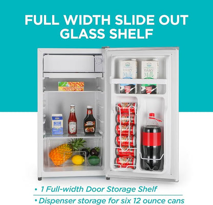 BLACK+DECKER 3.2 Cu. Ft. Compact Refrigerator, ENERGY STAR Certified Small - Image 4
