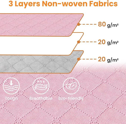 Fab totes 24 Gallons Clothes Storage, Foldable Thick Fabric Blanket Storage Bags - Image 6