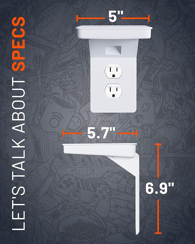 ECHOGEAR Outlet Shelf for Standard Outlets - Image 2