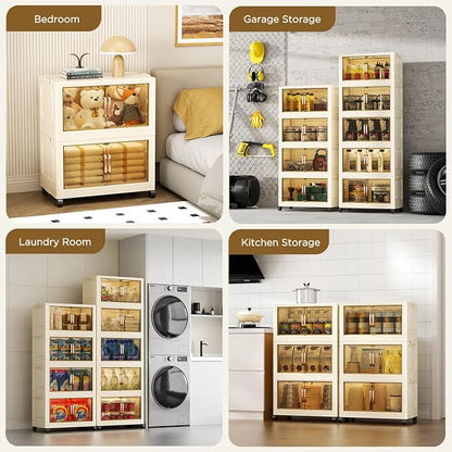 102QT Plastic 5 Tier Storage Bins - Image 5