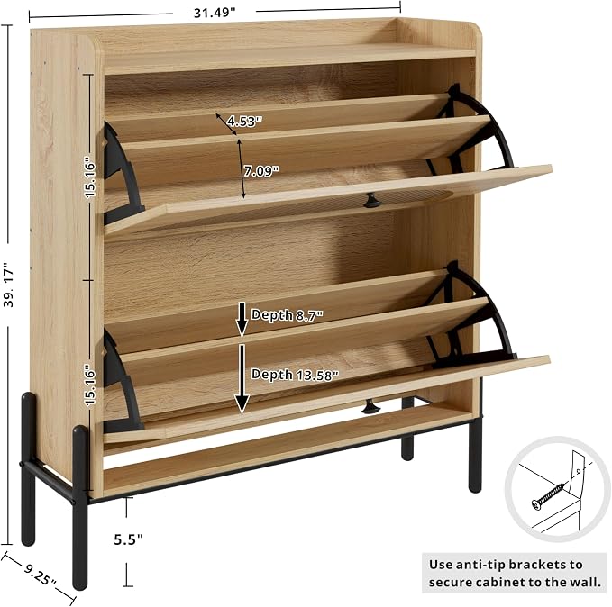 IRONCK Shoe Cabinet Storage - Image 3