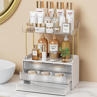 Bathroom Organizers and Storage, Makeup Organizer, Countertop, Dresser Organizer by Anylady