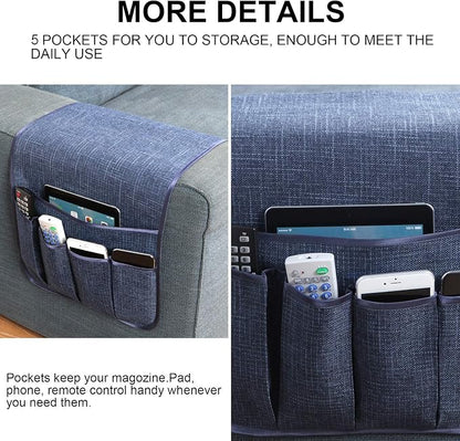 Sofa Armrest Organizer Non-Slip Remote Control Holders - Image 2