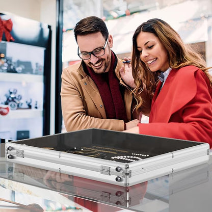 Portable Trade Show Display Case, Large Table Top Sports Card Display Case - Image 9
