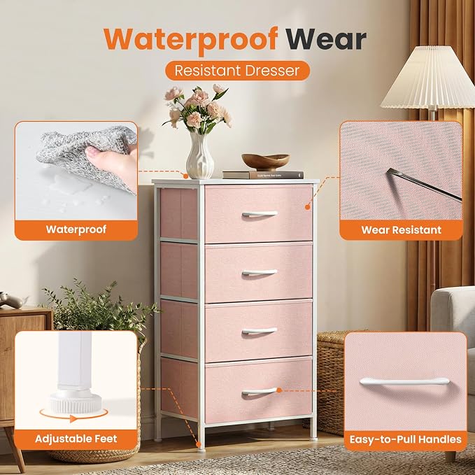 Sweetcrispy Nightstand Small Bedroom Dresser - Image 6