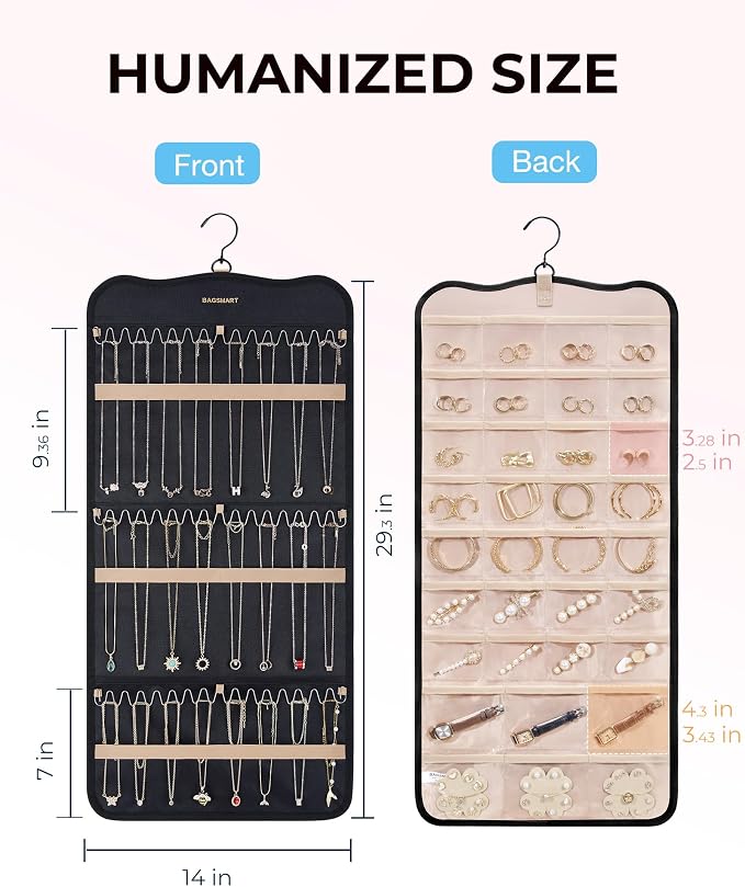 BAGSMART Hanging Jewelry Organizer Storage - Image 6