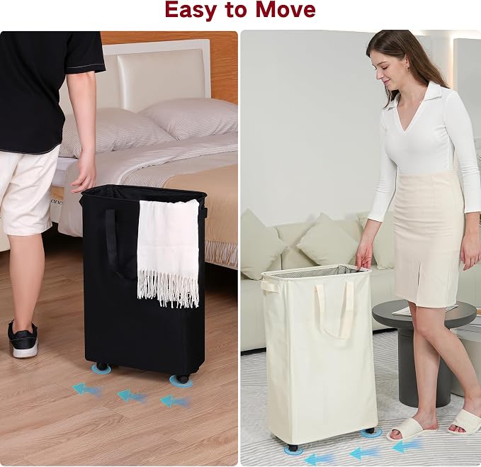 efluky Slim Laundry Hamper - Image 4