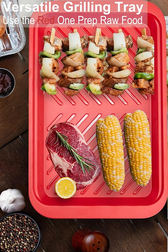 Deep Grilling and Prep Serving Tray, BBQ Trays - Image 5