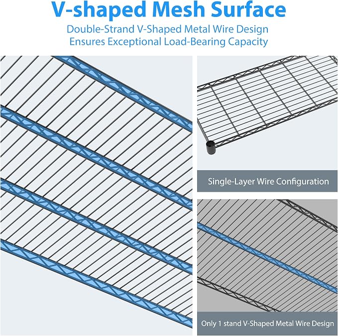 Homdox Heavy Duty Metal Shelves - Image 8