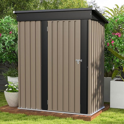 Patiowell 5x3 FT Outdoor Storage Shed, Tool Shed by Patiowell