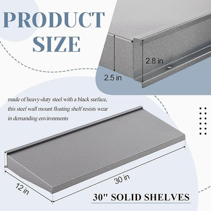 DoubleFill 1 Pack 30 x 12 Inches Heavy Duty Solid Shelf - Image 3