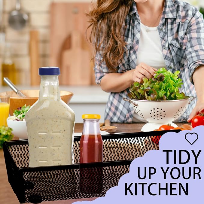 4PCS Drawer Organizer for Kitchen, Utensil Mesh Drawer Organizer - Image 4