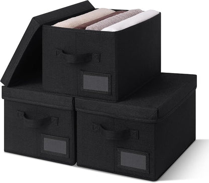 GRANNY SAYS Storage Bins with Lids, Linen Storage Bins by GRANNYSAYS