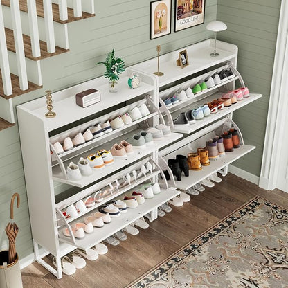 GRUSIGN Shoe Cabinet, Shoe Storage Cabinet - Image 7