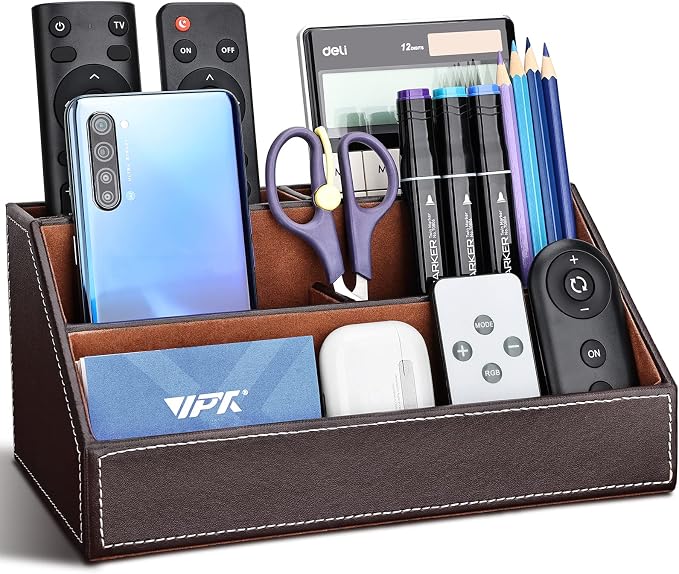 KINGFOM Pu Leather Desk Organizer - Image 9